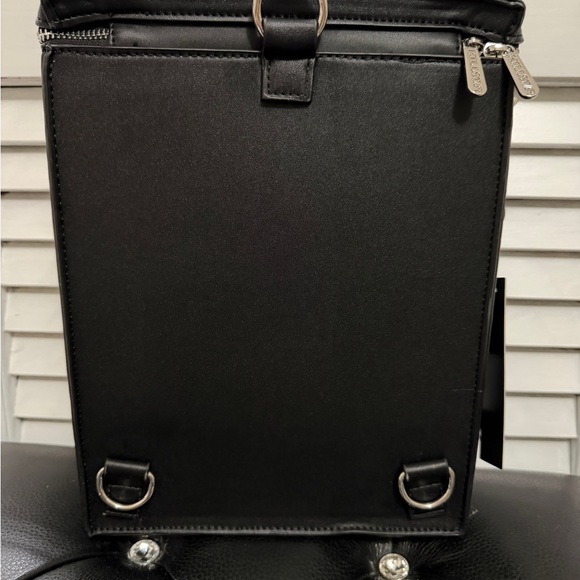 Killstar Black and White Unlucky Charms Convertible Backpack/Shoulder/Cross - Picture 4 of 9